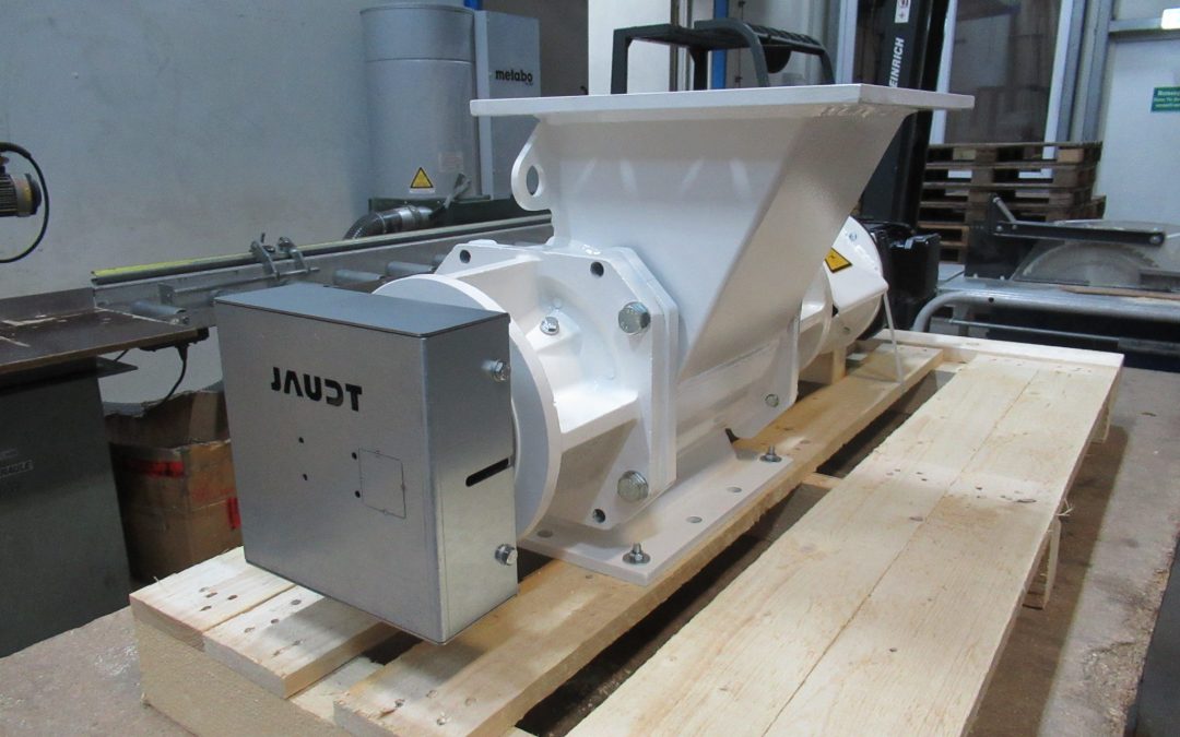 Tangentialschleuse ZST 250×250/450 für grobes Korn!